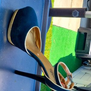 Charlotte Russe ankle strap sea green shade heel